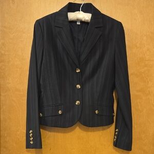 Isaac Mizrahi for Target Navy pinstripe blazer